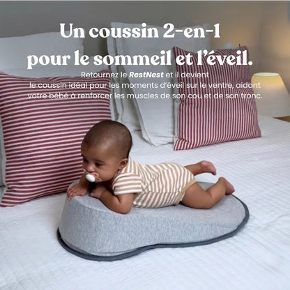 Le Nid DouceNuit™ - Le Cale-Bébé Ergonomique Anti-Reflux & Coliques