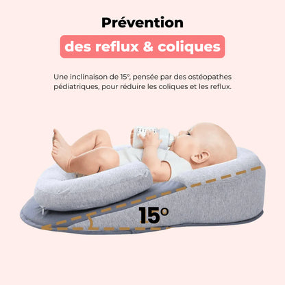Le Nid DouceNuit™ - Le Cale-Bébé Ergonomique Anti-Reflux & Coliques