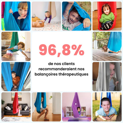 Balançoire Hamac Sensoriel Le Cocon™ - Le Refuge Apaisant pour Enfants
