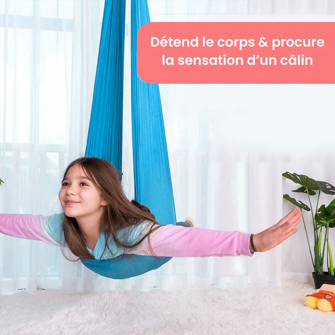 Balançoire Hamac Sensoriel Le Cocon™ - Le Refuge Apaisant pour Enfants