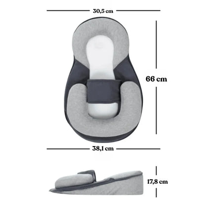 Le Nid DouceNuit™ - Le Cale-Bébé Ergonomique Anti-Reflux & Coliques