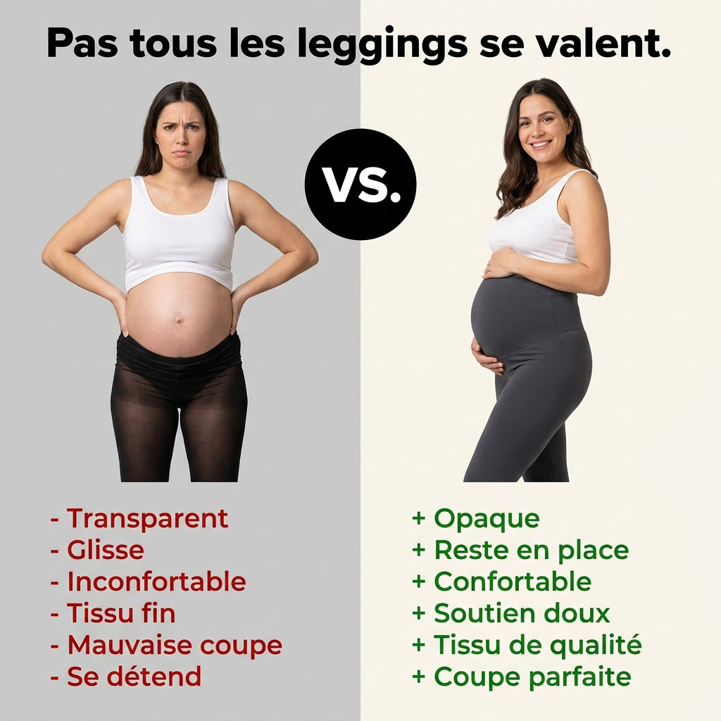 Legging de Grossesse Sculptant | Maintien & Confort Absolu