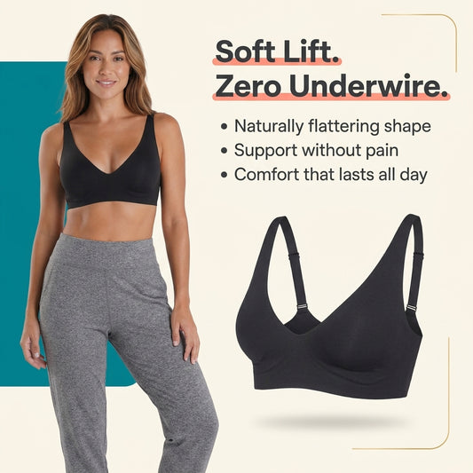 Messi Comfort Bra — Wireless and Seamless