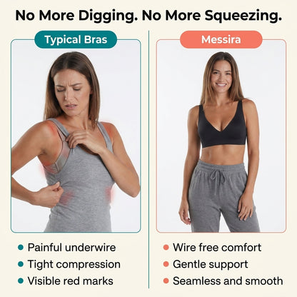 Messi Comfort Bra — Wireless and Seamless