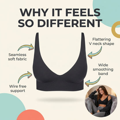 Messi Comfort Bra — Wireless and Seamless
