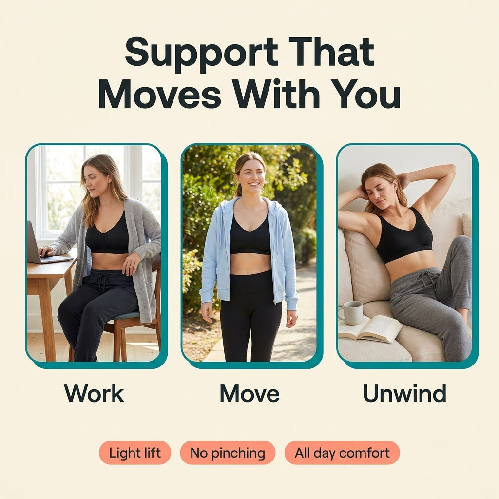 Messi Comfort Bra — Wireless and Seamless