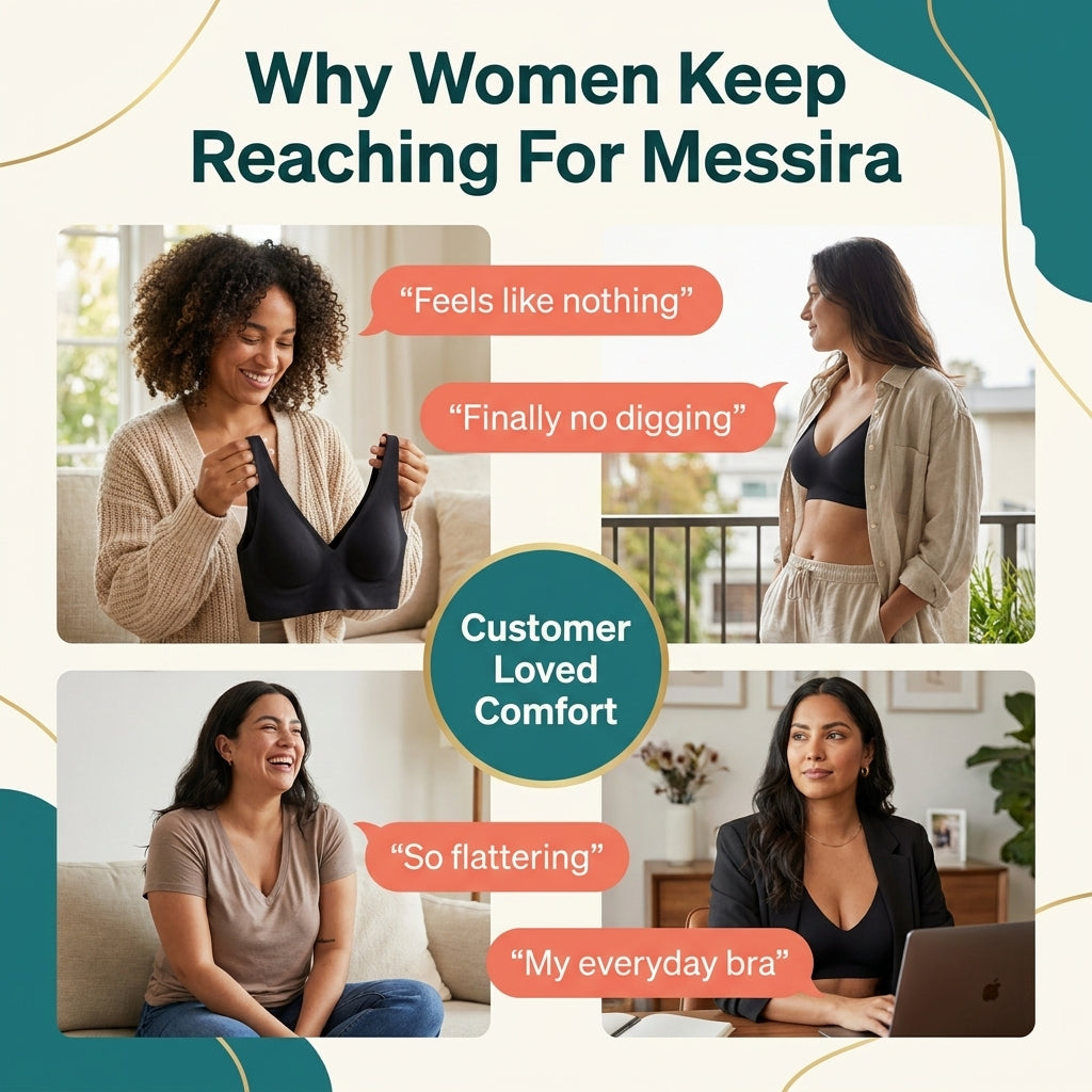 Messi Comfort Bra — Wireless and Seamless