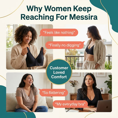 Messi Comfort Bra — Wireless and Seamless