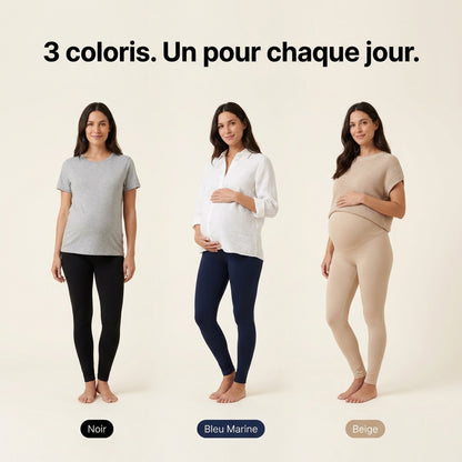Legging de Grossesse Sculptant | Maintien & Confort Absolu